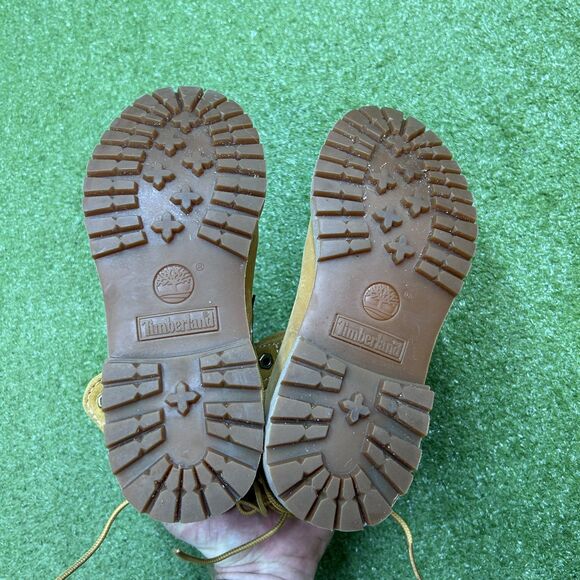 TIMBERLAND Roll Top Women's Suede Leather Work Boots Size 7 Pink Camo A2MF6 - Picture 8 of 8